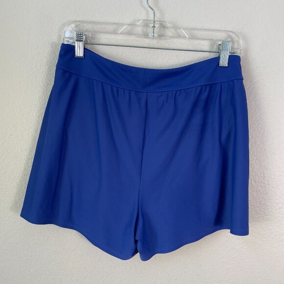 LL Bean Womens 12 UPF 50+ Lined Shorts Blue Athletic Active Outdoors - Picture 4 of 7